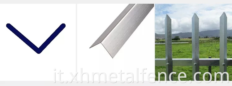 Pale-Angle iron Zinc Steel Fence